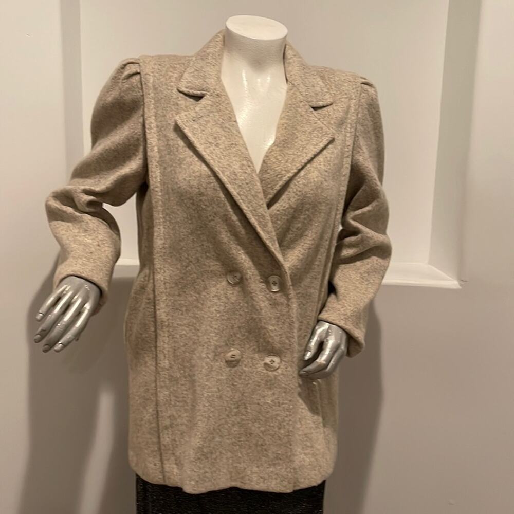 KARIZMA East LTD. Vintage Double Breasted Coat Beige Size 14